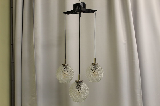 Image 1 of Vintage cascade lamp - transparant persglas