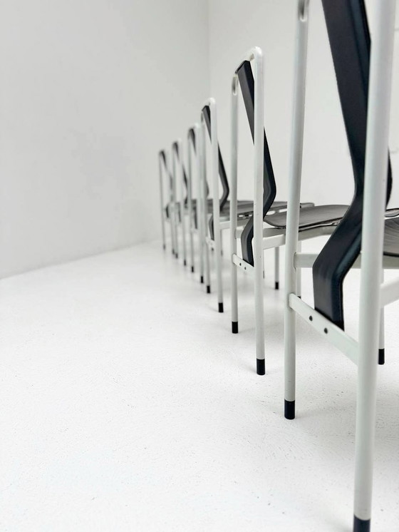 Image 1 of Set van 6 Irma stoelen van Achilles Castiglioni voor Zanotta, 1970