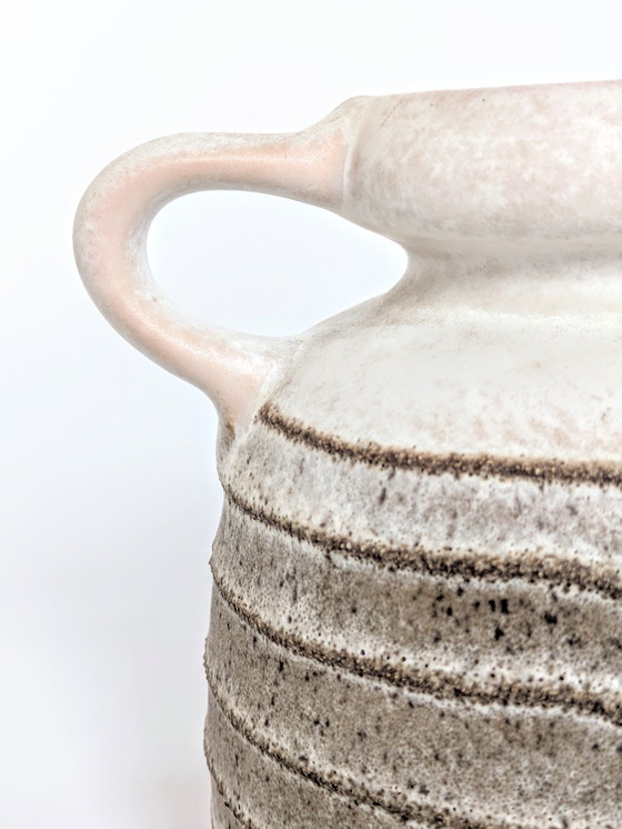 Image 1 of Midcentury Keramische Vaas | Veb Halbensleben Kruik | West Duits Aardewerk 1960'S