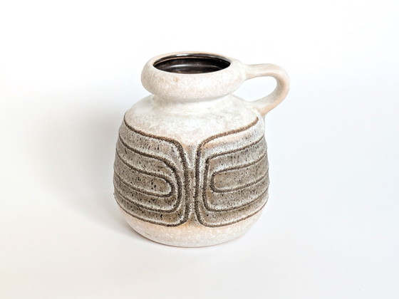 Image 1 of Midcentury Keramische Vaas | Veb Halbensleben Kruik | West Duits Aardewerk 1960'S