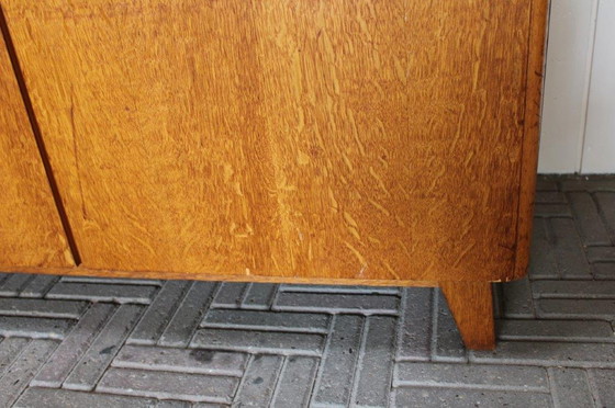 Image 1 of Jaren 20-50 teak houten Kledingkast | Vintage Design Kleding Kast