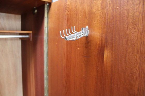 Image 1 of Jaren 20-50 teak houten Kledingkast | Vintage Design Kleding Kast