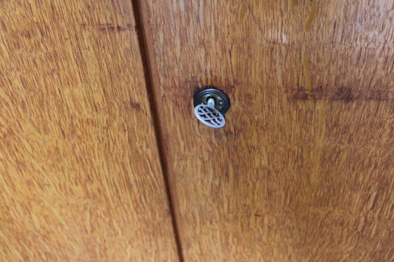 Image 1 of Jaren 20-50 teak houten Kledingkast | Vintage Design Kleding Kast