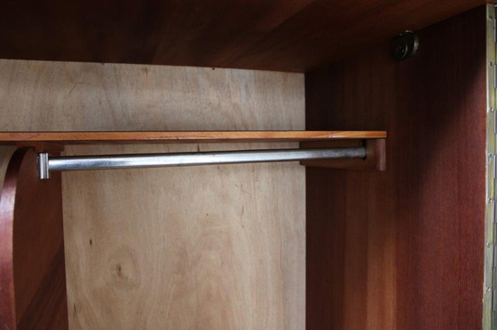 Image 1 of Jaren 20-50 teak houten Kledingkast | Vintage Design Kleding Kast