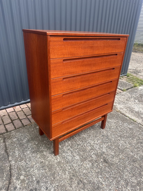 Image 1 of Vintage ladekast teak design nils jonsson