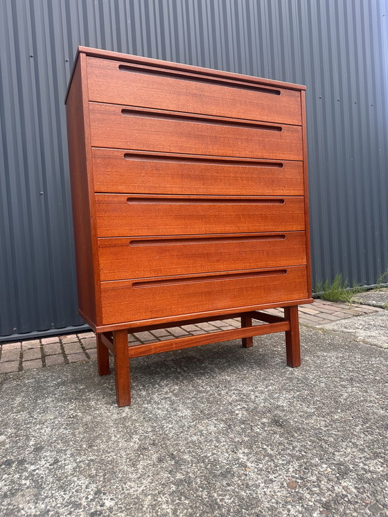 Image 1 of Vintage ladekast teak design nils jonsson