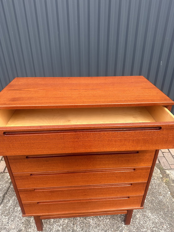 Image 1 of Vintage ladekast teak design nils jonsson