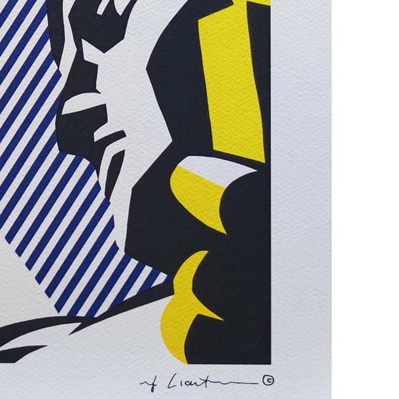 Image 1 of Vintage Roy Lichtenstein "I Love Liberty" Limited Edition lithografie