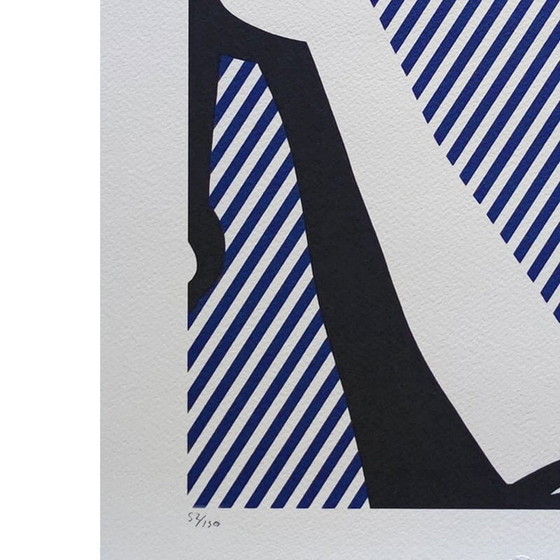 Image 1 of Vintage Roy Lichtenstein "I Love Liberty" Limited Edition lithografie