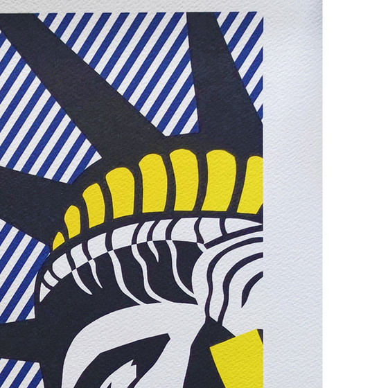 Image 1 of Vintage Roy Lichtenstein "I Love Liberty" Limited Edition lithografie