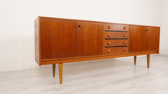 Image 1 of Vintage dressoir | Teak | 230 cm