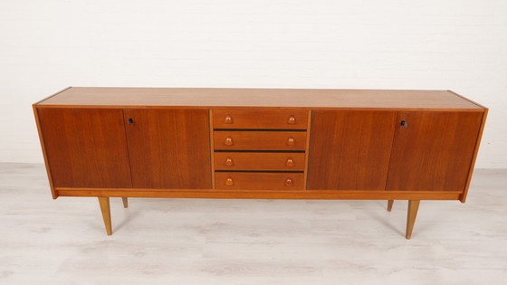 Image 1 of Vintage dressoir | Teak | 230 cm