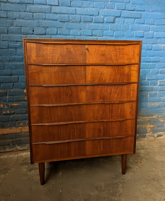 Image 1 of Vintage teak Deense ladenkast 1960