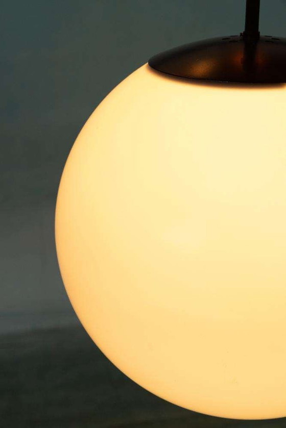 Image 1 of Space age XL bollamp Raak 70s, minimalist globe pendant