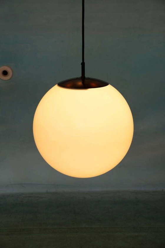 Image 1 of Space age XL bollamp Raak 70s, minimalist globe pendant