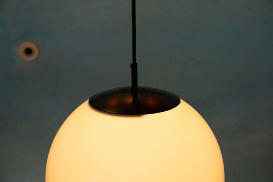 Image 1 of Space age XL bollamp Raak 70s, minimalist globe pendant