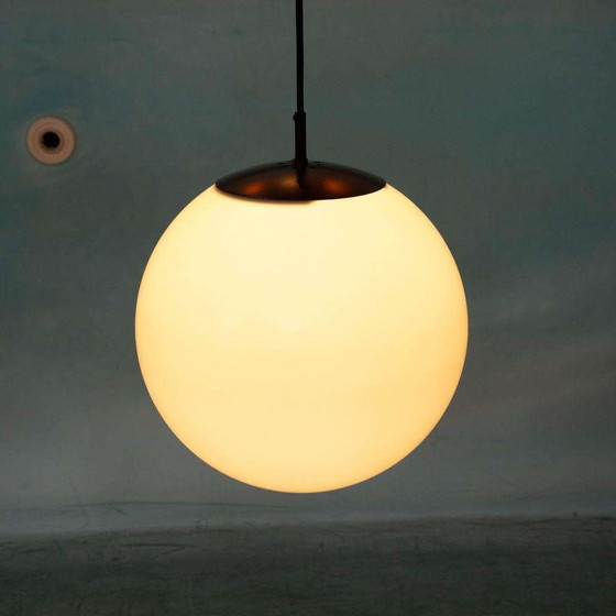 Image 1 of Space age XL bollamp Raak 70s, minimalist globe pendant