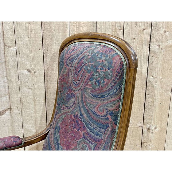 Image 1 of Vintage Voltaire fauteuil in walnoot, 1930