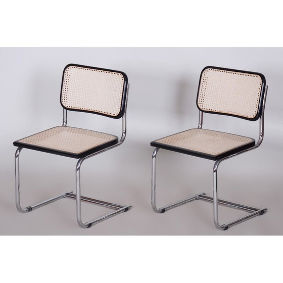 Image 1 of Paar vintage Bauhaus stoelen, Italië 1960