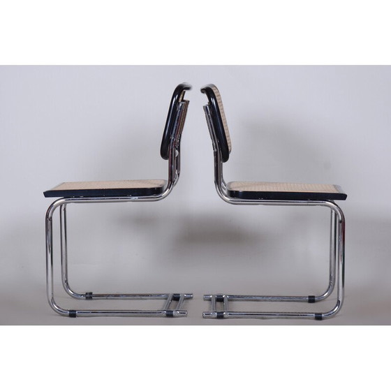 Image 1 of Paar vintage Bauhaus stoelen, Italië 1960