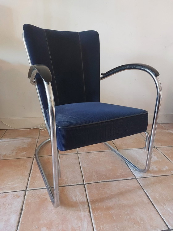 Image 1 of Gebr van der Stroom Gispen Classics Model Gispen 412 fauteuil