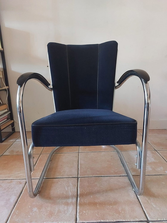 Image 1 of Gebr van der Stroom Gispen Classics Model Gispen 412 fauteuil