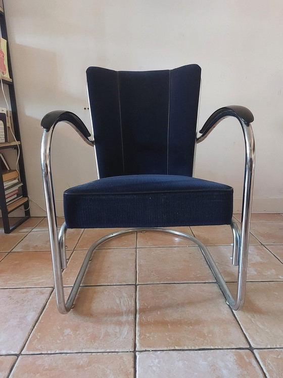 Image 1 of Gebr van der Stroom Gispen Classics Model Gispen 412 fauteuil