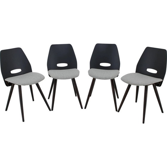 Image 1 of Set van 4 vintage eetkamerstoelen voor Tatra, Tsjecho-Slowakije 1960