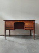 Vintage Deens bureau in teak