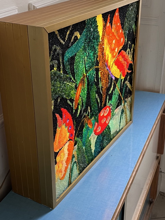 Image 1 of Amerikaanse lampentafel uit de jaren 70