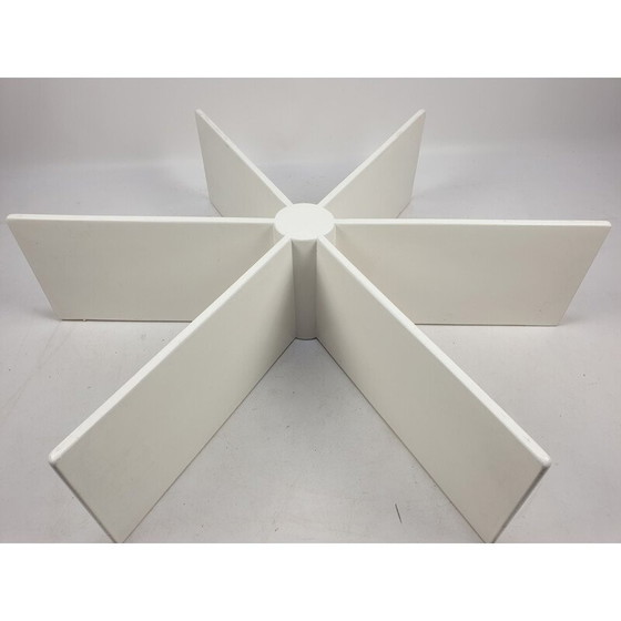 Image 1 of Vintage T878 multiplex en glazen salontafel door Pierre Paulin voor Artifort, 1960