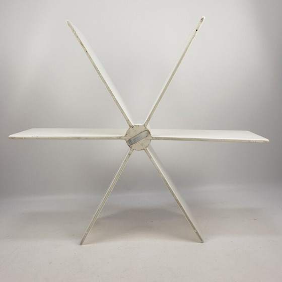 Image 1 of Vintage T878 multiplex en glazen salontafel door Pierre Paulin voor Artifort, 1960