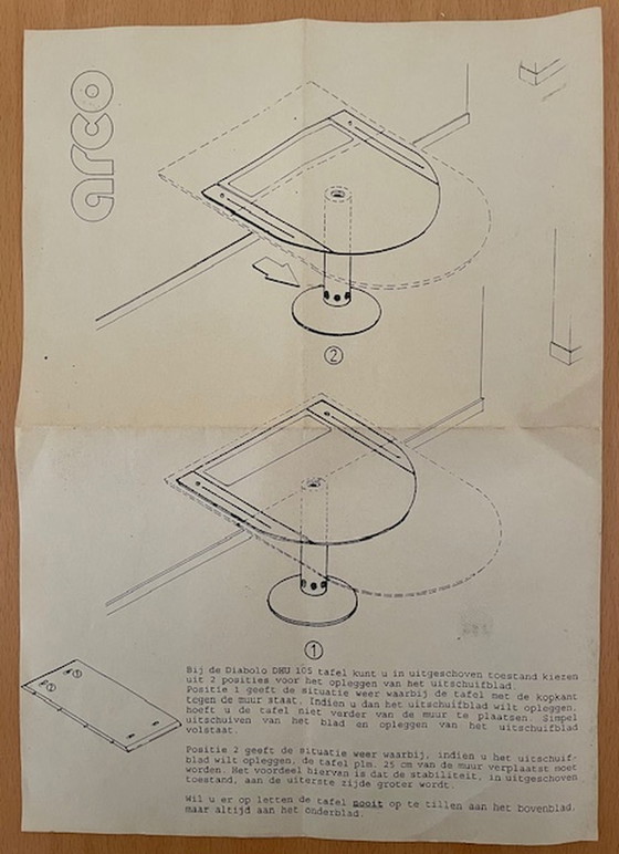 Image 1 of Arnold Merckx Diabolo tafel