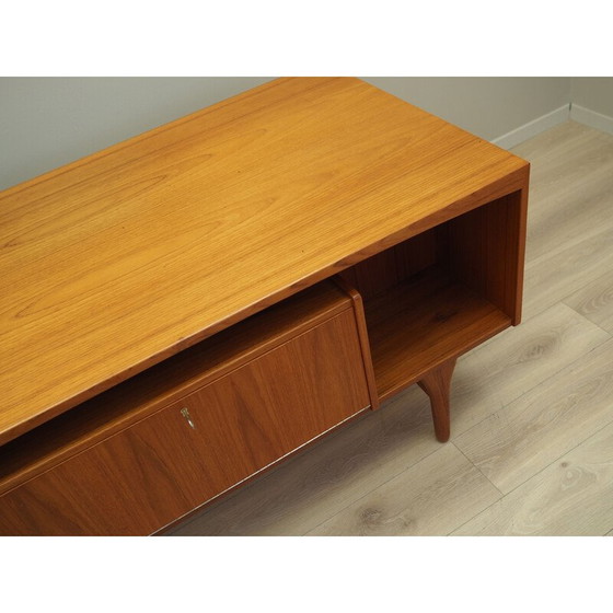 Image 1 of Vintage teakhouten bureau door Vald Mortensen voor Odense, jaren 1960