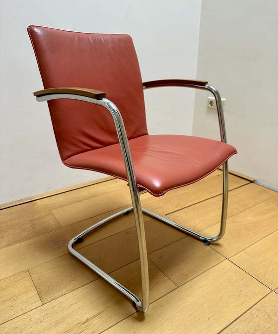 Image 1 of 3x Leolux Freyr eetkamer stoelen