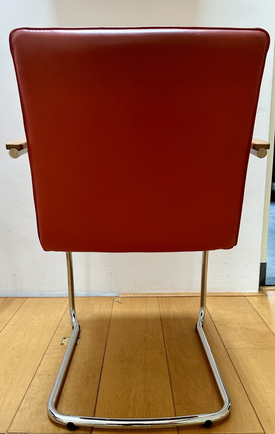 Image 1 of 3x Leolux Freyr eetkamer stoelen