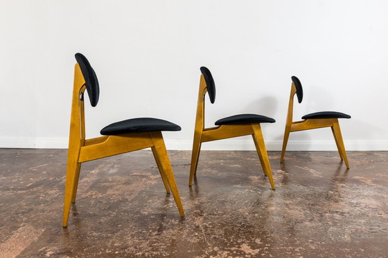 Image 1 of Set van 3 stoelen door Juliusz Kędziorek, Gfm, 1960'S