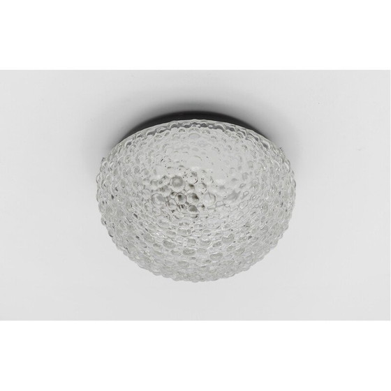 Image 1 of Paar vintage gebobbeld glazen wandlampen, Duitsland 1960