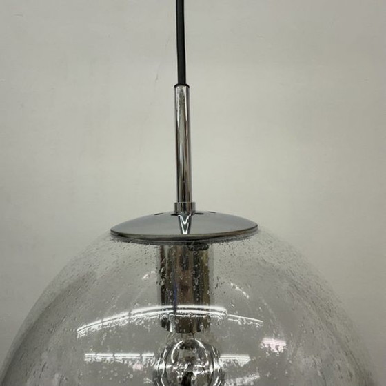 Image 1 of Glashütte Limburg hanglamp , jaren 1970