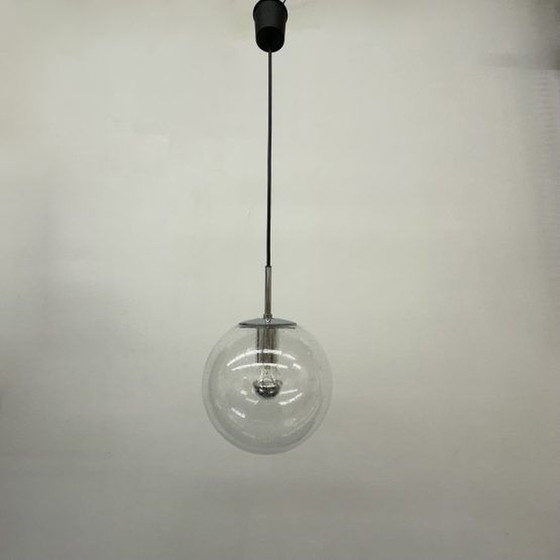 Image 1 of Glashütte Limburg hanglamp , jaren 1970