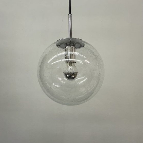 Image 1 of Glashütte Limburg hanglamp , jaren 1970