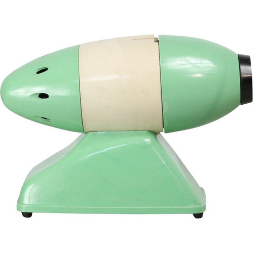 Mid Century Turkoois projector in bakeliet