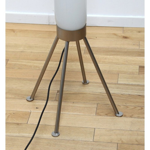 Vintage Arianna vloerlamp in chroom metaal en glas voor Studio Italia