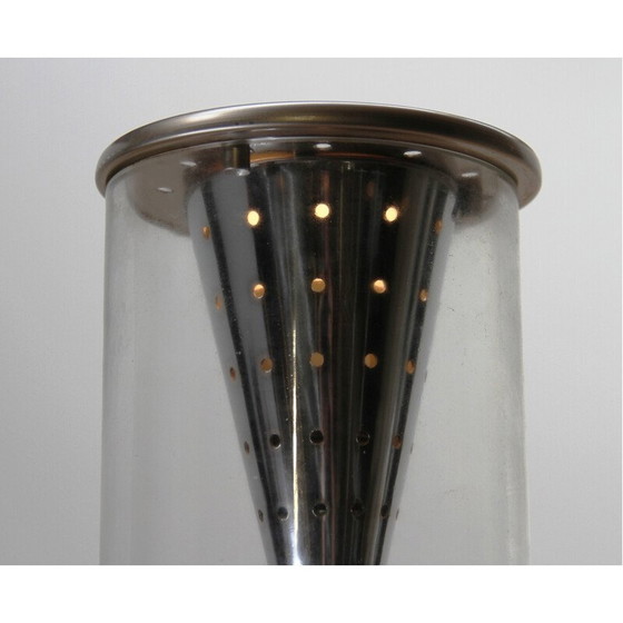 Image 1 of Vintage Arianna vloerlamp in chroom metaal en glas voor Studio Italia