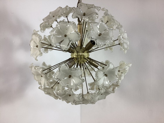 Image 1 of 2 Grote Flower Spoetnik Seventies Lampen 