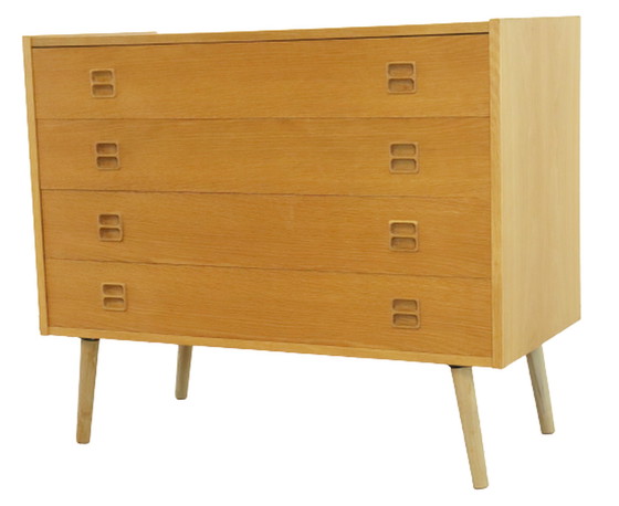 Image 1 of Ladekast blond Deens design 'Manhagen' vintage