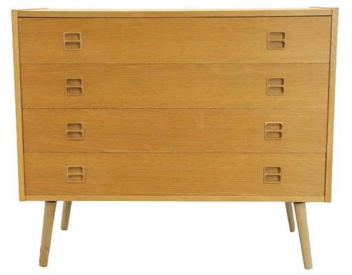 Ladekast blond Deens design 'Manhagen' vintage