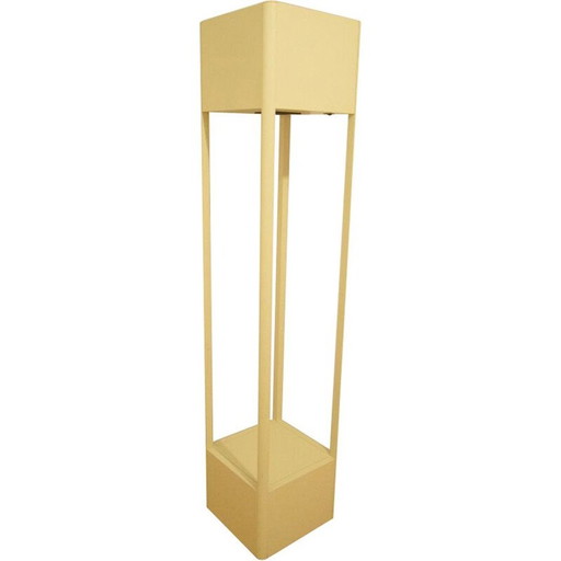 Staande lamp met vintage display, 1970