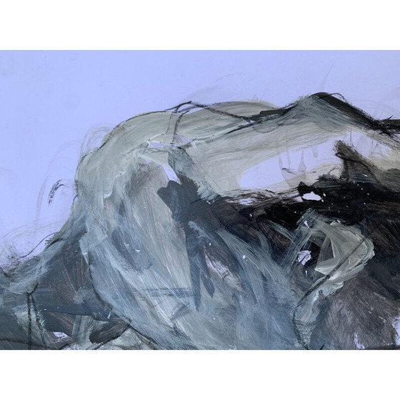 Image 1 of Vintage schilderij Corps 6 door Lemmy Gonthier, 2014