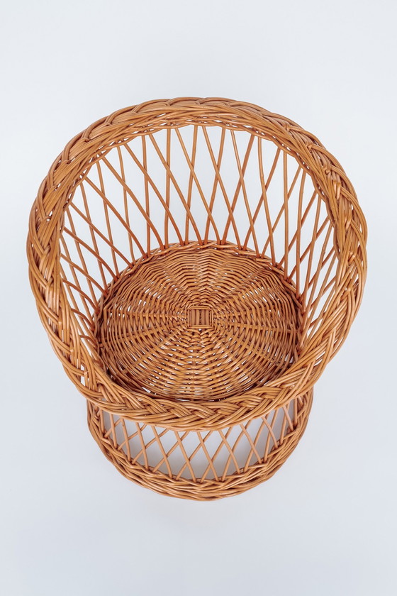 Image 1 of Vintage Rotan Kinderstoeltje